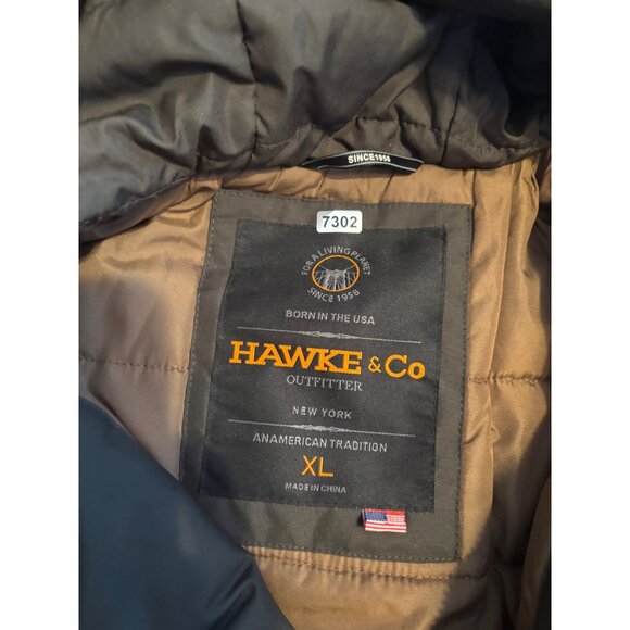 Hawke & Co Thermal Insulated Parka With Faux Fur Hood XL - Picture 13 of 14
